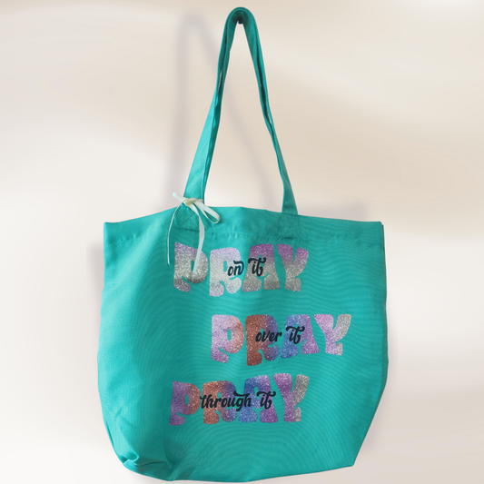Everyday Canvas Totes with Positive Messages/Bolsas de lona con frases inspiradoras
