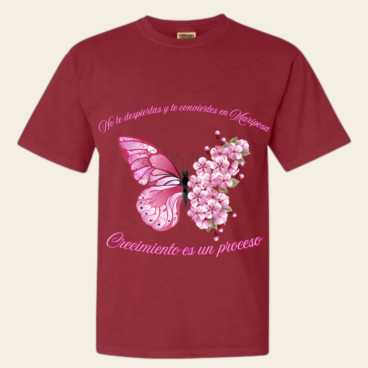 Camiseta Motivacional de Mariposa para Mujer | Positive Message Tee