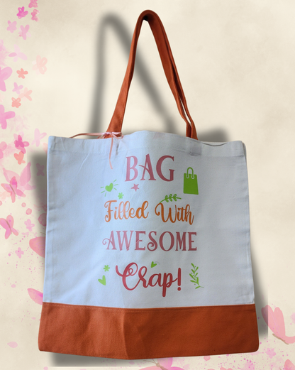Everyday Canvas Totes with Positive Messages/Bolsas de lona con frases inspiradoras
