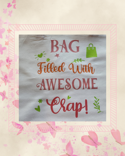 Everyday Canvas Totes with Positive Messages/Bolsas de lona con frases inspiradoras