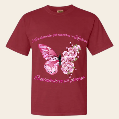 Camiseta Motivacional de Mariposa para Mujer | Positive Message Tee
