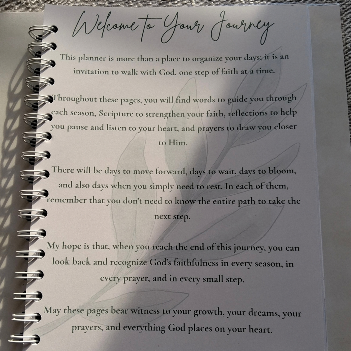 Walk with Purpose Planner 2027 | Personalized