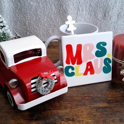 Mr. & Mrs. Claus Mug Gift Sets – Christmas Mug, Coaster & Spoon