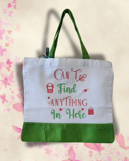 Everyday Canvas Totes with Positive Messages/Bolsas de lona con frases inspiradoras