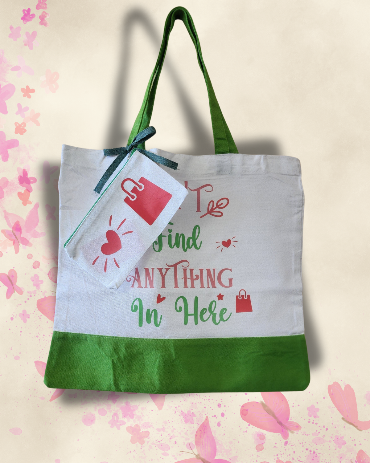 Everyday Canvas Totes with Positive Messages/Bolsas de lona con frases inspiradoras