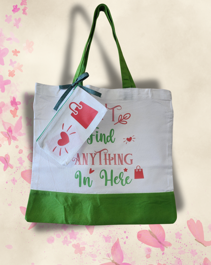 Everyday Canvas Totes with Positive Messages/Bolsas de lona con frases inspiradoras