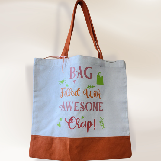 Everyday Canvas Totes with Positive Messages/Bolsas de lona con frases inspiradoras