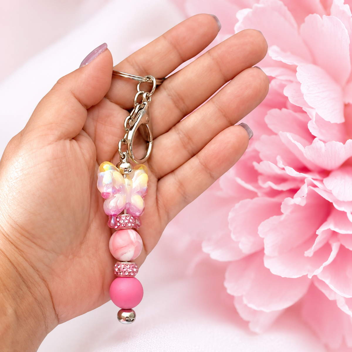 Luxe Beaded Keychains & Bag Charms | Handmade Accessories