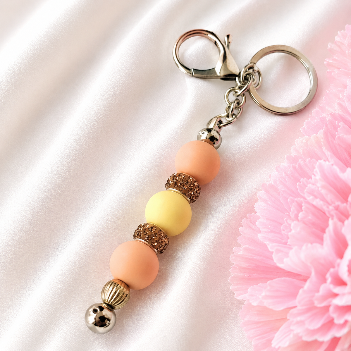 Luxe Beaded Keychains & Bag Charms | Handmade Accessories
