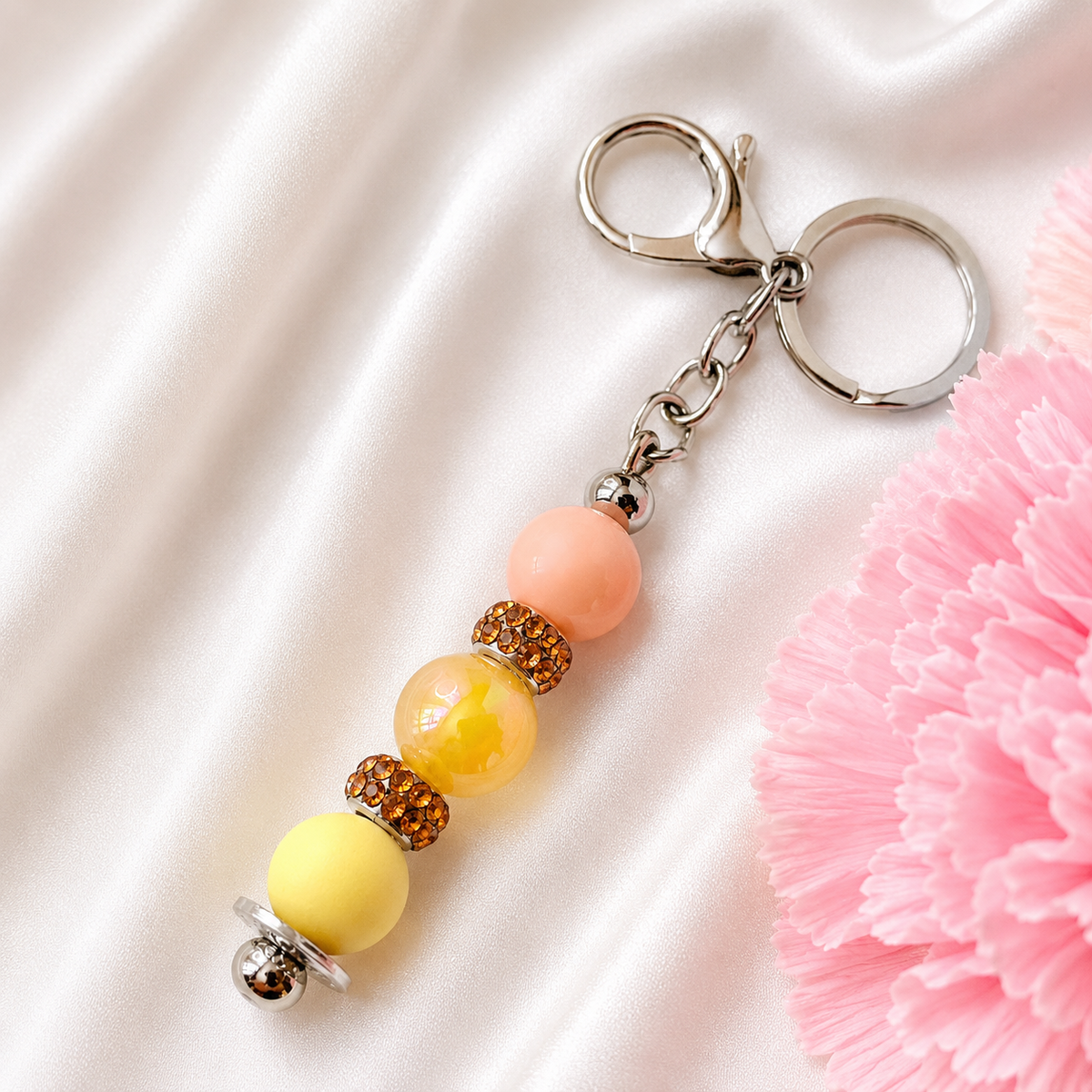 Luxe Beaded Keychains & Bag Charms | Handmade Accessories