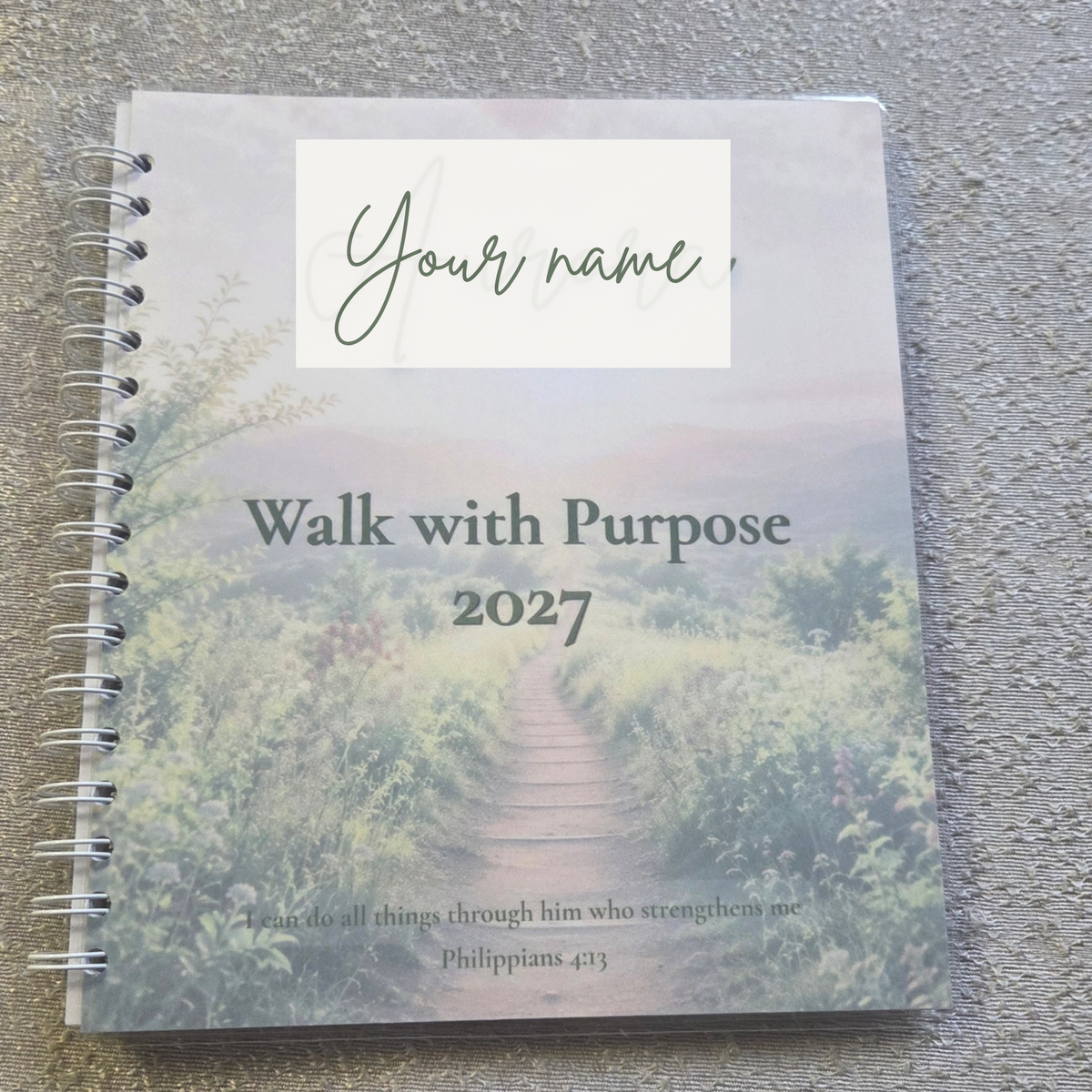 Walk with Purpose Planner 2027 | Personalized