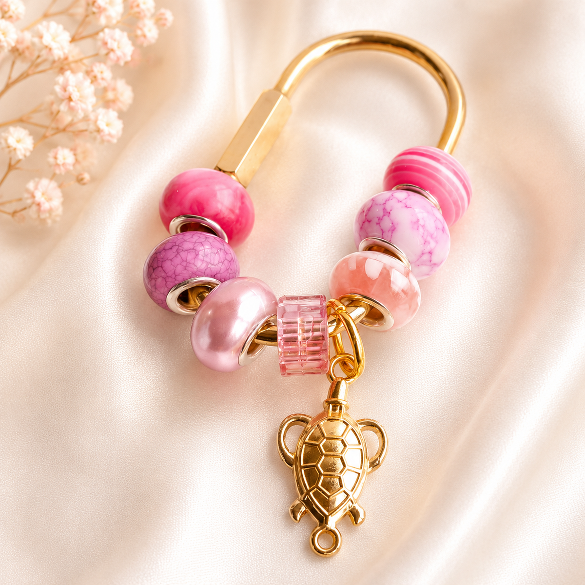 Coastal Luxe Bag Charm |  Hecho a Mano
