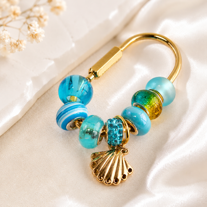 Coastal Luxe Bag Charm |  Hecho a Mano