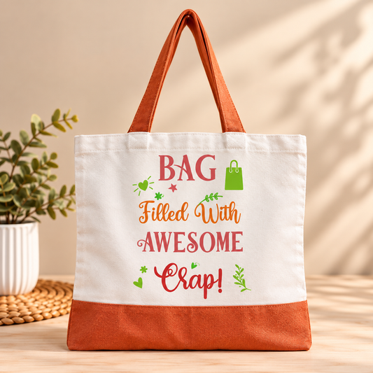 Everyday Canvas Totes with Positive Messages/Bolsas de lona con frases inspiradoras