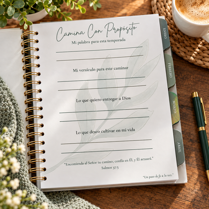 Agenda Camina con Propósito 2027 | Personalizada